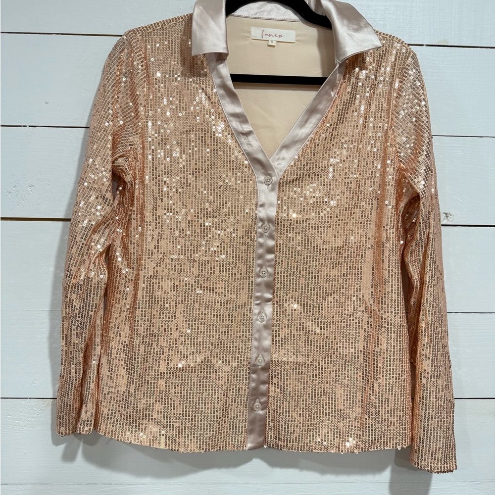 Sparkle Sequin Blouse